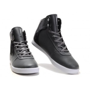 Canada Supra Cuttler Mid Shoes Grey Black For Men