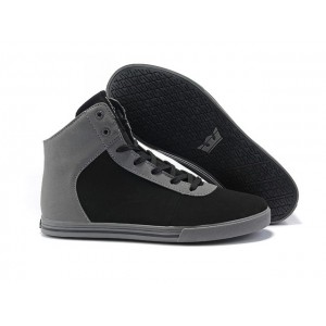 Cheap Supra Cuttler Mid Shoes Black Grey For Men