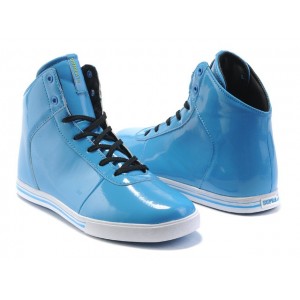 Discount Supra Cuttler Mid Shoes Light Blue For Men