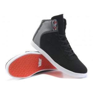 Singapore Supra Cuttler Mid Shoes Black Red For Men