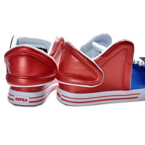 Supra Falcon Low Men's Shoes In Red Blue White
