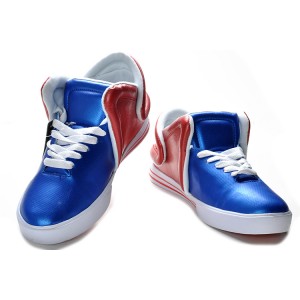 Supra Falcon Low Men's Shoes In Red Blue White