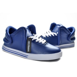 Supra Falcon Low Men's Shoes In White Blue Online
