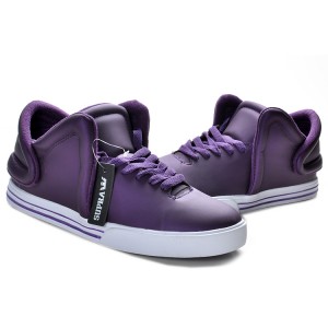UK Supra Falcon Low Shoes Purple For Men