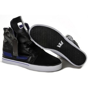 Supra 2 II Men's Shoes Black Blue White