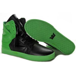 Supra 2 II Men's Shoes Black Green