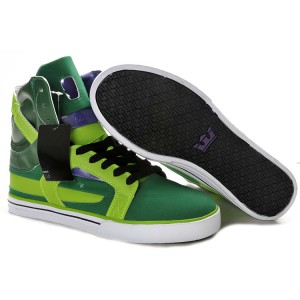 Supra 2 II Men's Shoes Green Purple