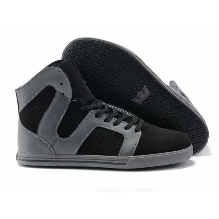 Supra Pilot Men's Shoes Grey Black Online Shop