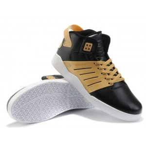 Black Yellow Men's Supra Skytop 3 III Shoes UK