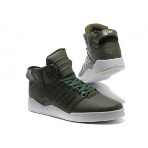 Green White Men's Supra Skytop 3 III Shoes On Sale