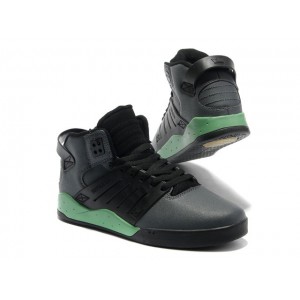 Grey Black Green Supra Skytop 3 III Men's Shoes