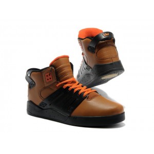 Men's Supra Skytop Shoes 3 III Black Brown Canada