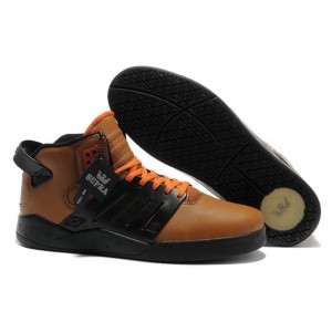 Men's Supra Skytop Shoes 3 III Black Brown Canada