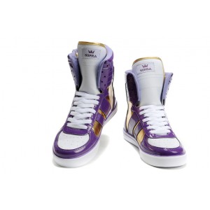 Supra Skytop NS Men's Shoes Purple White Footwear NZ