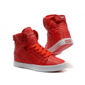 Supra Skytop Men's Shoes Full Red White Buy Online