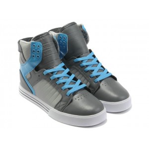 Supra Skytop Men's Shoes Grey Blue White Buy Online