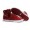 Supra Skytop Shoes Men's Red Shiny White Logo