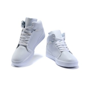 Men's Supra TK Society Mid Shoes Full White