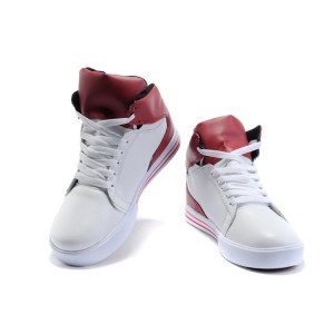 Supra TK Society Mid Shoes White Red For Men