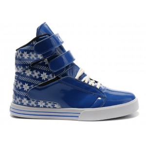 Men's Snowflake Shoes Supra TK Society Blue White