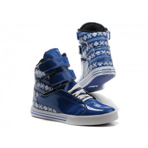 Men's Snowflake Shoes Supra TK Society Blue White