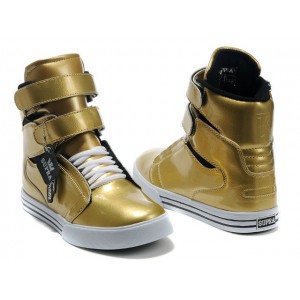 Men's Supra TK Society Full Gold Shoes
