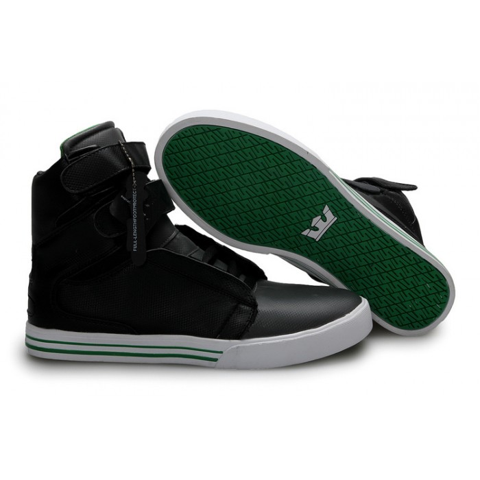 Supra TK Society Men's Shoes Black Green White