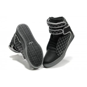 Supra TK Society Men's Shoes Black Silver Grey