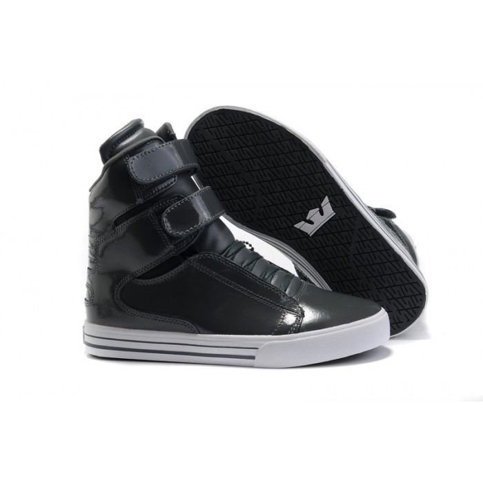 Supra TK Society Men's Shoes Black White Logo