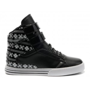 Supra TK Society Men's Shoes Black White Snow