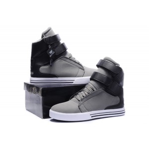 Supra TK Society Men's Shoes Grey Black White