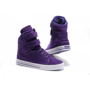 Supra TK Society Men's Shoes Purple White Logo