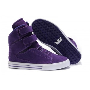Supra TK Society Men's Shoes Purple White Logo