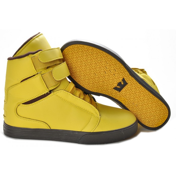 Supra TK Society Men's Shoes Yellow Brown