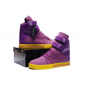 Supra TK Society Men's Shoes Classic Purple Yellow