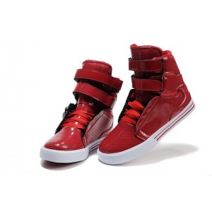 Supra TK Society Men's Shoes Hole Full Deep Red