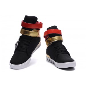 Supra TK Society Shoes For Men Black Gold Red