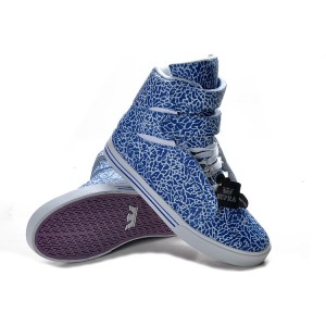 Supra TK Society Shoes Classic White Blue For Women