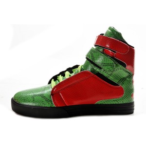 Supra TK Society Snake Shoes Men's Green Red