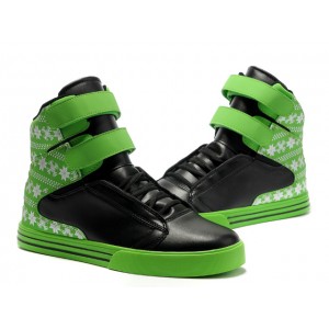 Supra TK Society Snowflake Shoes Men's Black Green