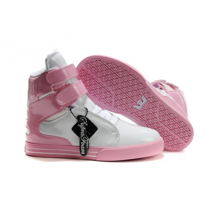 Supra TK Society Women's Shoes White Pink