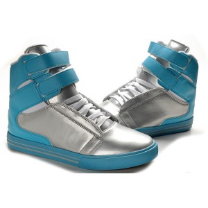 Women's Shoes Classic Supra TK Society Silver Blue