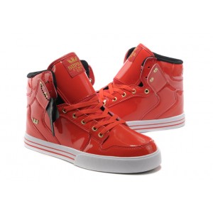 Men's Classic Shoes Red Supra Vaider Footwear Online