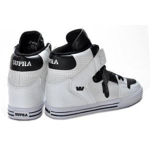 Men's Supra Vaider Shoes White Black UK Store