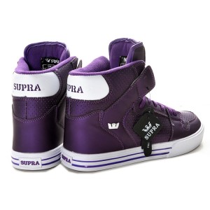 Supra Vaider Classic Men's Shoes Latest Purple