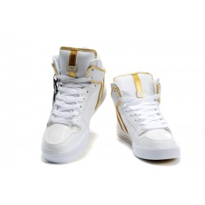 Supra Vaider Classic Men's Shoes White Gold Online