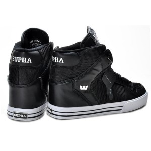 Supra Vaider Shoes Men's Black White Mark