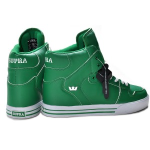 Supra Vaider Shoes Men's Green White