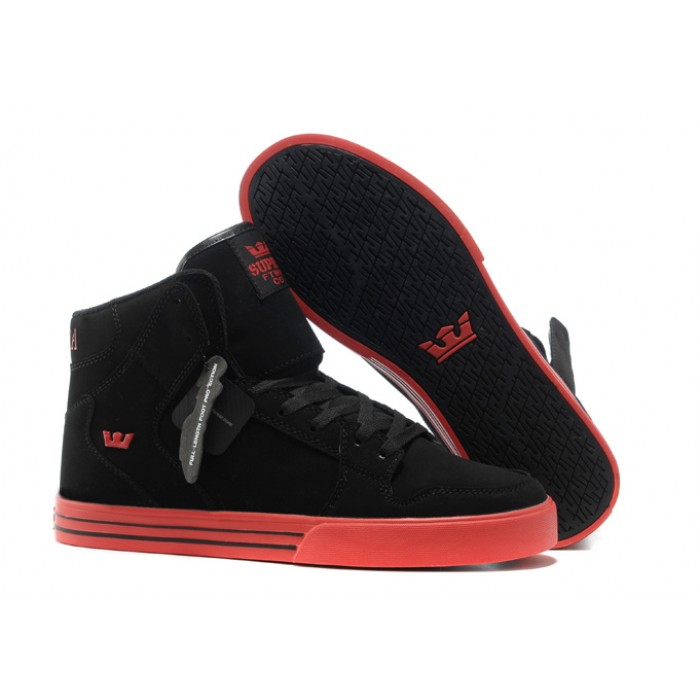Supra Vaider Shoes Men's Red Black