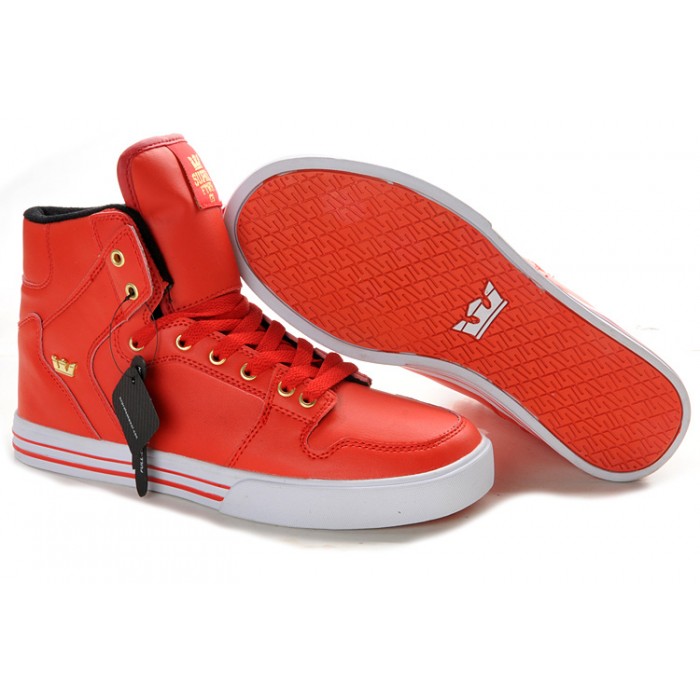 Supra Vaider Shoes Men's Red